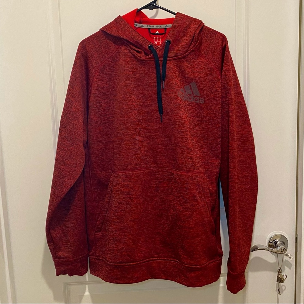 Men’s Adidas XL Sweatshirt Hoodie Burgundy